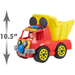 Just Play Disney Junior Mickey Mouse Funhouse Wacky Wheeler Dump Truck, Interactive Toy Construction Vehicle with Lights and Sounds, Preschool Ages 3 Up