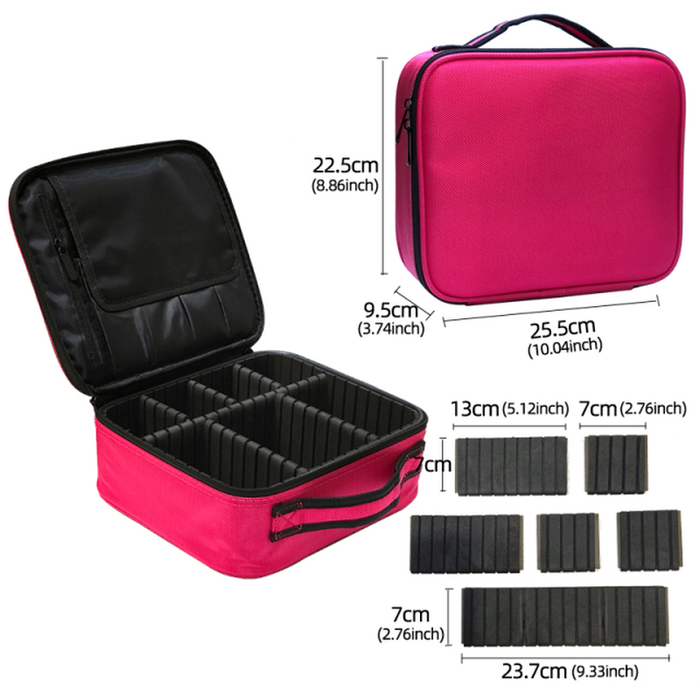 Brand Beauty Brush Makeup Bag Travel Professional Women Cosmetic Case Big Capacity Make up Box Necessary Waterproof Cosmetic Bag