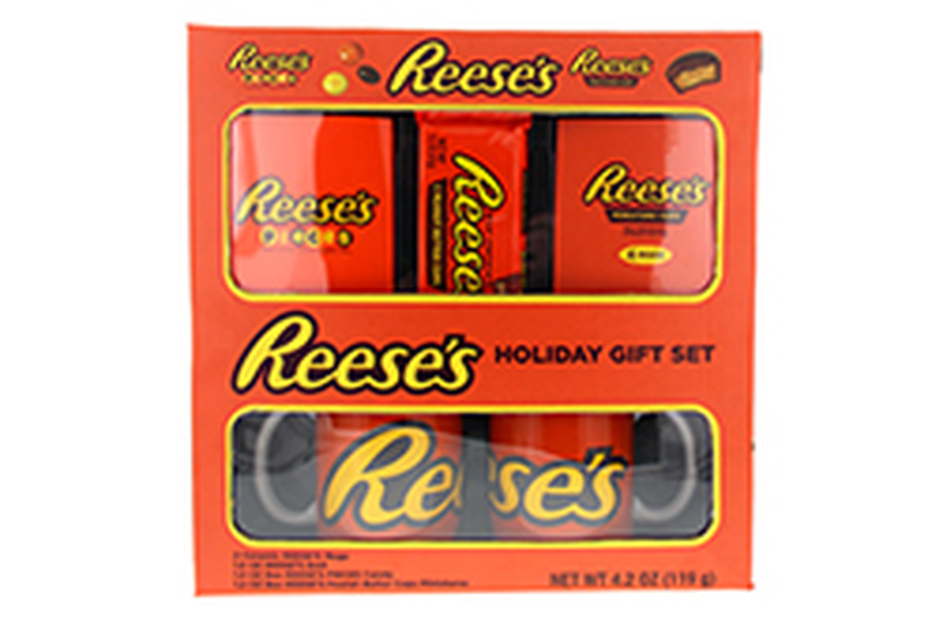 Hershey Reese'S Lovers Holiday Gift Set, 2 Mugs with Chocolate