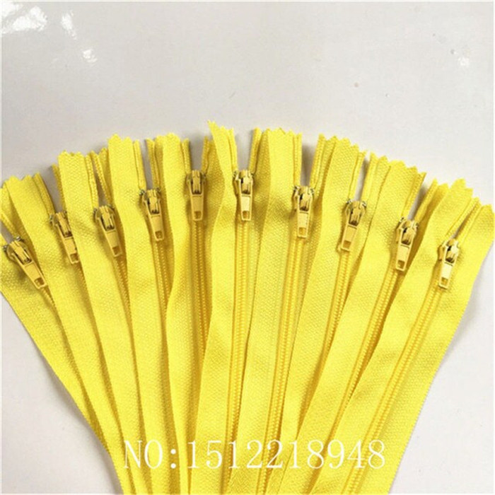 10Pcs 3 Inch-24 Inch (7.5Cm-60Cm) Nylon Coil Zippers for Tailor Sewing Crafts Nylon Zippers Bulk 20 Colors