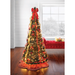 Brylanehome Fully Decorated Pre-Lit 7 1/2' Pop-Up Christmas Tree , Red Gold
