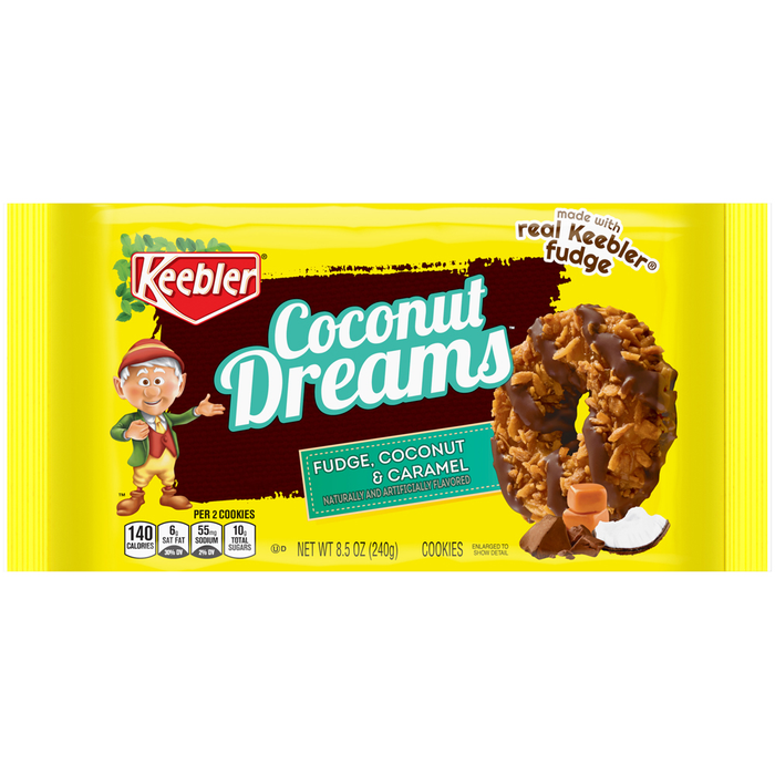 Keebler Coconut Dreams Caramel & Coconut Cookies 8.5 oz