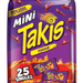 TAKIS Rolled Mini Fuego Tortilla Chips Bag of 25 count