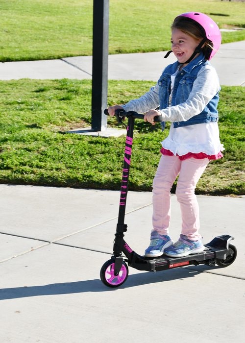 Pulse Performance Products, Revster 200 Kids 2-In-1 Electric & Kick Scooter, Ages 8+, 12V Battery, 8 MPH, 130Mm Cast Polyurethane Wheels, Rear Brake