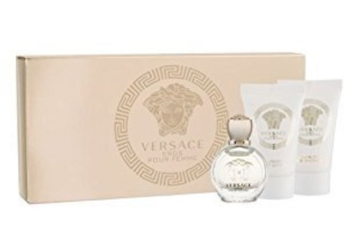 Versace Eros Pour Femme Perfume Gift Set for Women, 3 Pieces
