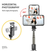 Universal Portable Tripod ​Selfie Stick for Mobile Phone Photo Taking Live Broadcast Bluetooth Remote Control Tripod Stand Pole