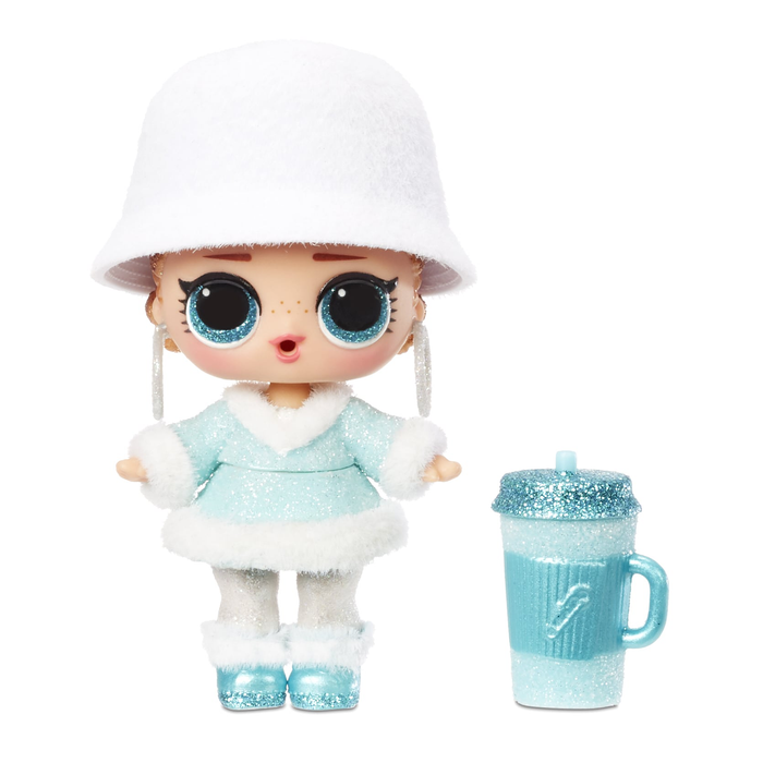 LOL Surprise Winter Chill Dolls with 8 Surprises Including Collectible Doll, Fashions, Doll Accessories, Holiday Ornament Reusable Packaging – Great Gift for Girls Ages 4+