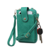 POPPY Faux Leather Womens Crossbody Shoulder Bag Cell Phone Purse Wallet Credit Card Slots Holder Clutch