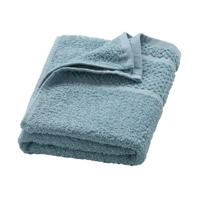 Mainstays Value 10-Piece Cotton Towel Set with Upgraded Softness & Durability, Blue Cameo