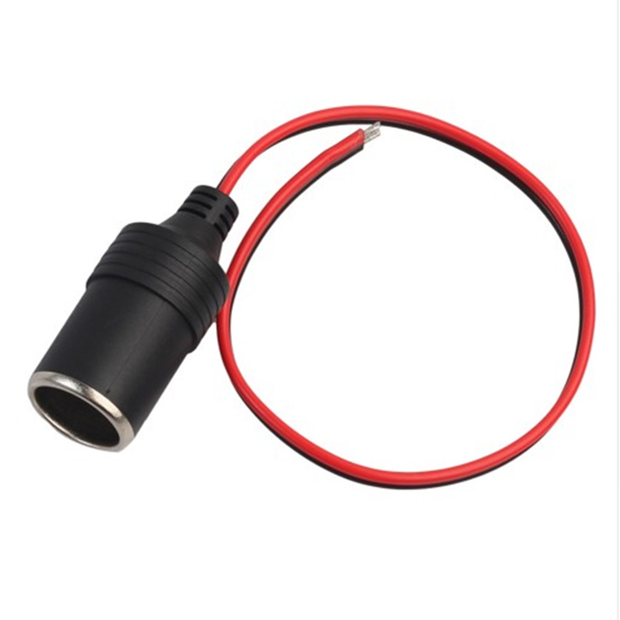 30Cm Universal 12V 10A 120W Car Cigarette Lighter Female Socket Plug Auto Car Cigar Charger Cable Power Connector Adapter