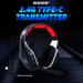 HW-N9M 2.4G Wireless Gaming Headset Virtual 7.1 Surround Sound Headset with Removable Microphone for Ps4/Ps5/Pc/Switch/Mac/Phone
