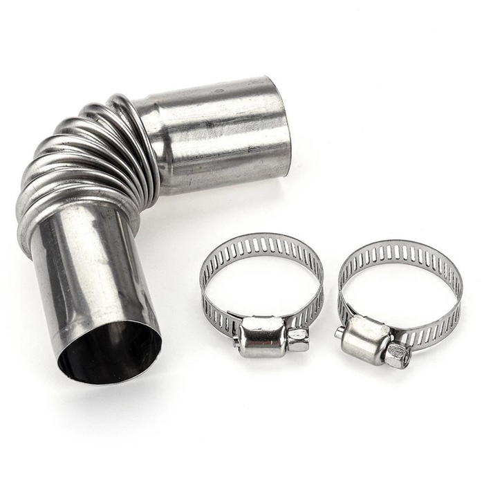 24Mm Elbow Air Parking Heater Exhaust Pipe Coupling Band Clamp for Webasto Heater Exhaust Pipe Coupling