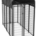Lucky Dog Uptown Welded Wire Dog Kennel w/ Cover, 6'H x 4'W x 8'L