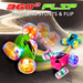 Contixo Flip Racer RC Cars, Remote Control Car Stunt Car Toy, 4WD 2.4Ghz Double Sided 360° Rotating RC Car with Headlights, Kids Xmas Toy Cars for Boys/Girls, Sc3-Green