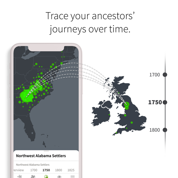 Ancestrydna + Traits: Genetic Ethnicity + Traits Test, Ancestrydna Testing Kit with 35+ Traits, DNA Ancestry Test Kit, Genetic Testing Kit