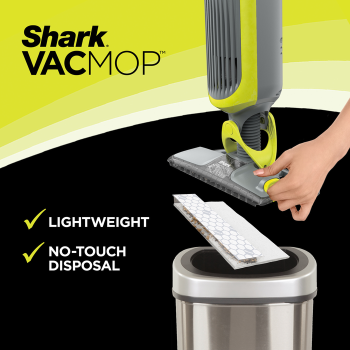 Shark VACMOP Cordless Hard Floor Vacuum Mop with Disposable VACMOP Pad, VM190