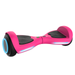 Fluxx FX3 Hoverboard with 6.2 Mph Max Speed, 176 Lbs Max Weight, 3.1 Miles Distance, Self Balancing Scooter with 6.5 Inch Wheels and LED Headlights Pink