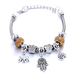 Full Alloy Love Tree of Life Elephant Bracelet Jewelry Lobster Buckle Snake Chain Bangles Beaded Bracelet Fit Jewelry