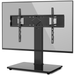 Rfiver Black Universal TV Stand Mount for 40 to 75 inch TV Glass Base, Black