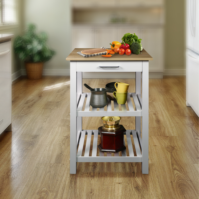 Sunrise Kitchen Island with American Maple Top