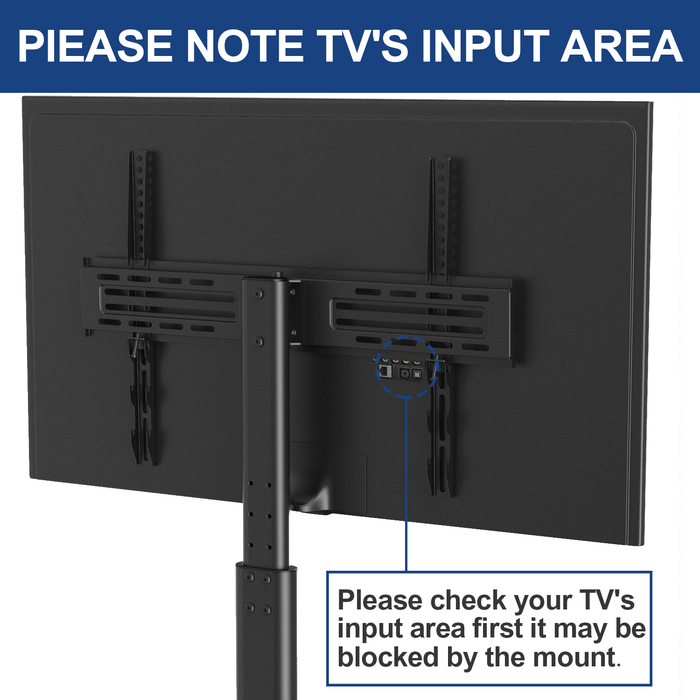 FITUEYES Universal TV Stand Base with Swivel Mount Height Adjustable for 32 to 60 Inch TV, TT106002GB