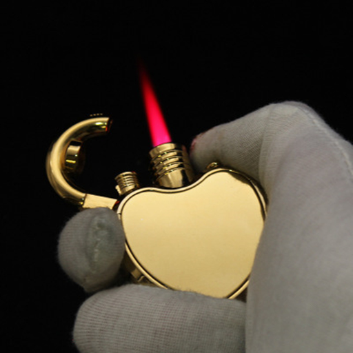 2019 New Compact Heart Jet Lighter Butane Turbo Torch Lighter Creative 1300 C Windproof Gas Lighter Inflated Gadgets for Man