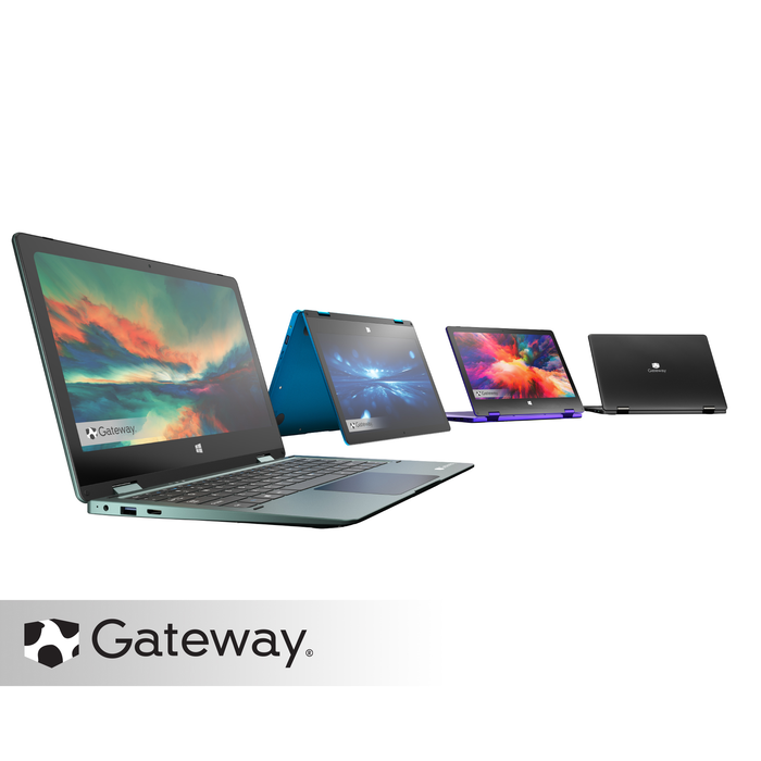 Gateway 11.6" Touchscreen 2-In-1S Laptop, Intel Celeron Processor N4020, 4GB RAM, 64GB HD, Windows 10 Home (S Mode), Green, GWTC116-2GR