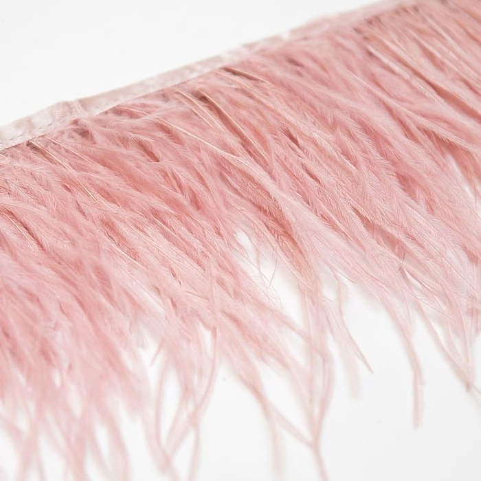 1 Meter Ostrich Feathers Trim 8-10 CM Plumes Ribbon Selvage for DIY Wedding Dress Decoration Crafts Accessories Wholesale
