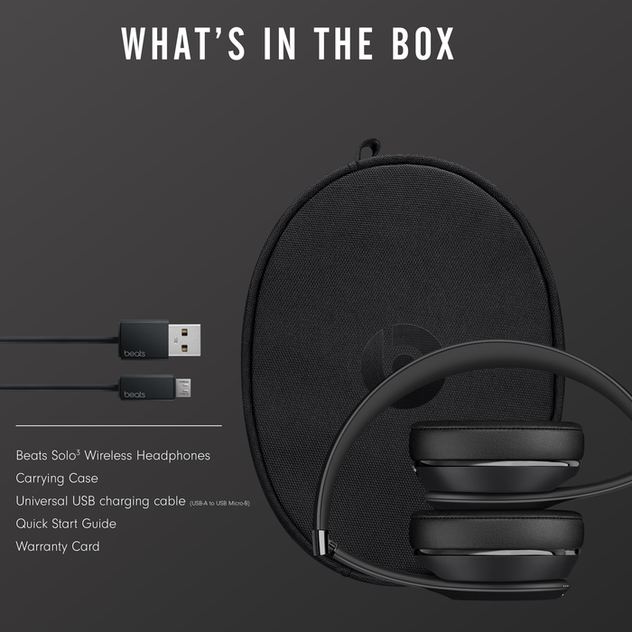 Beats by Dr. Dre Bluetooth Noise-Canceling Over-Ear Headphones, Black, MX432LL/A