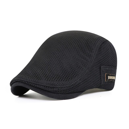 2022 New Summer Mens Hats Breathable Mesh Newsboy Caps Outdoor Gorro Hombre Boina Golf Hat Fashion Solid Flat Cap for Women