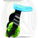 Madd Gear Light-Up Rollers - Blue/Green