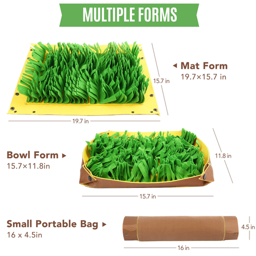 Primepets Snuffle Mat for Dogs, Dog Nosework Feeding Mat