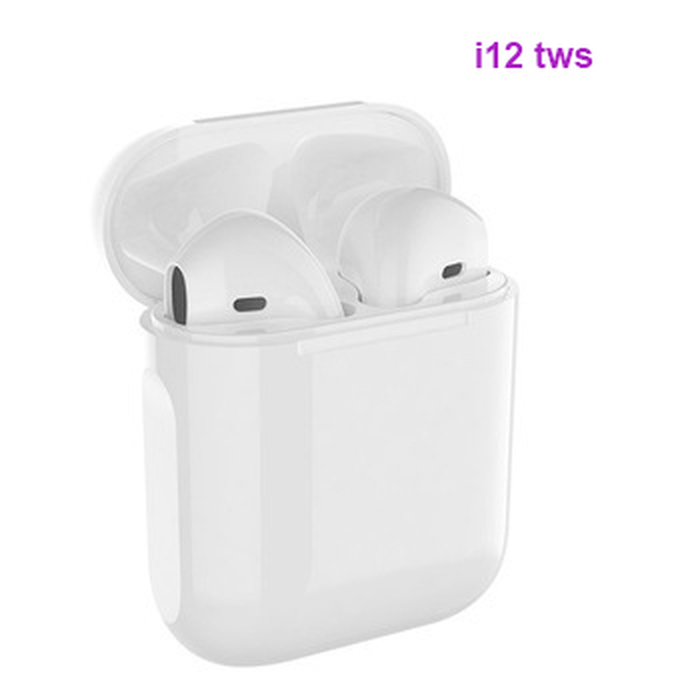 Original I12 TWS Wireless Headphone Bluetooth Earphone 5.0 Stereo Headset Mini Earbuds with Microphone for Iphone Android Phone