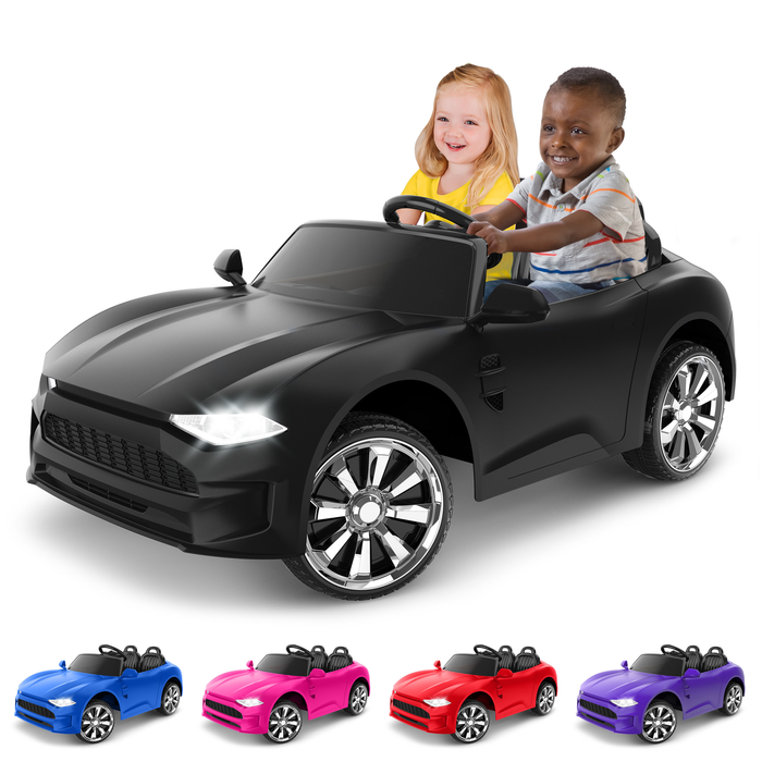 GT Coupe Ride-On Toy by Kid Trax, Black, Powered