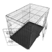 24" Pet Kennel Cat Dog Folding Steel Crate Animal Playpen Wire Metal