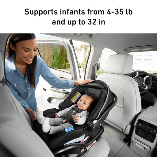 Graco SnugRide 35 Lite Infant Car Seat, Pepper