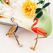 Cute Enamel Flamingo Brooches Unisex Women and Men Brooch Pin Bird Animal Broches Fashion Dress Coat Accessories