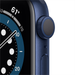 Apple Watch Series 6 GPS, 40mm Blue Aluminum Case with Deep Navy Sport Band - Regular