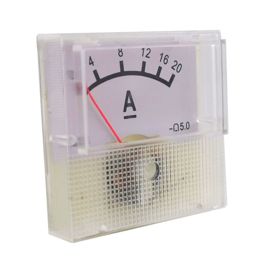 Voltage Current Meter Square Shape Test Mechanical Pointer Type DC Ampere Panel 0-20A 91C16 Ammeter Voltmeter Volt-Ammeter