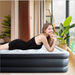 SUGIFT Air Mattress Queen Size Air Bed with Built-In Pump Deluxe Air Bed Double Queen Size Air Bed