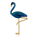 Cute Enamel Flamingo Brooches Unisex Women and Men Brooch Pin Bird Animal Broches Fashion Dress Coat Accessories