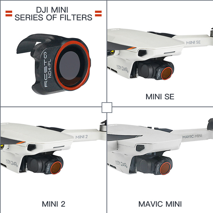 New DJI Mini 2 Camera Lens Filter for DJI Mavic MINI 1/2/SE Drone Filter Set UV ND CPL 4/8/16/32 NDPL Accessories