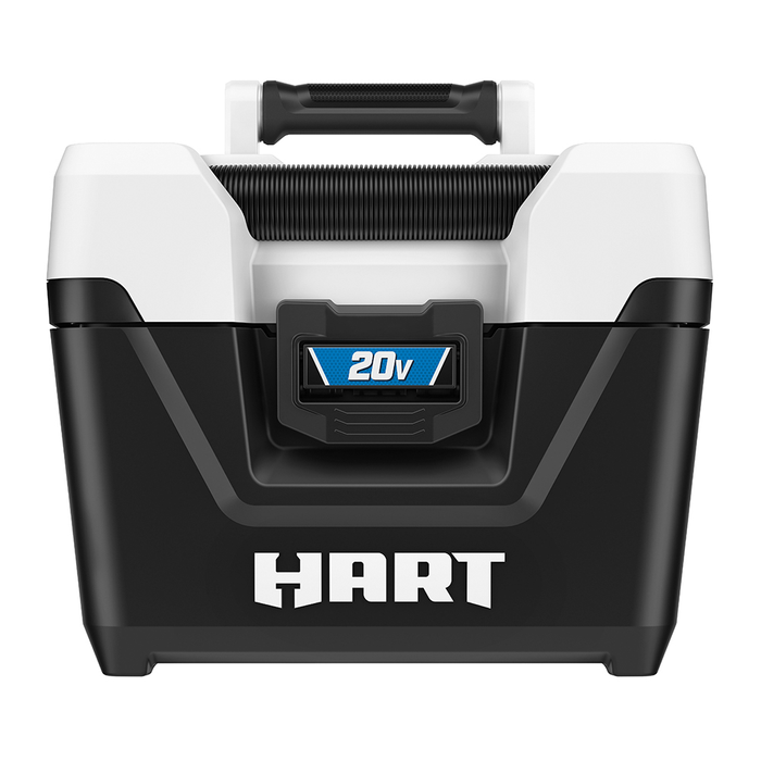 HART 20-Volt Cordless 2-Gallon Wet/Dry Vacuum Kit (1) 20-Volt 4.0Ah Lithium- Ion Battery