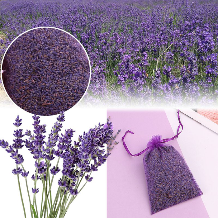 Natural Dried Flowers Lavender Bud Flower Sachet Bag Filling Real Lasting Lavender Car Room Air Refreshing Fragrance Sachets Bag
