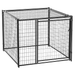 Lucky Dog European Outdoor Wire Pet Kennel with Predator Top, 5'L x 5'W x 6'H