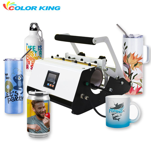 CH1924-4 500W Tumbler Heat Press Straight Cup Thermos Cup Baking Machine 15/20/30Oz Thin Cup Hot Press 0-250°C