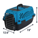 Aspen Pet Porter Fashion Dog Kennel, 19inch Length, Up to 10 lbs, Blue and Black