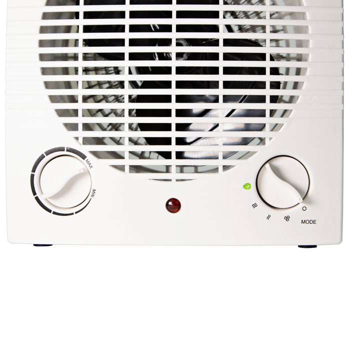 Comfort Zone 1500-watt 3-Speed Energy Save Fan-Forced Portable Heater, White