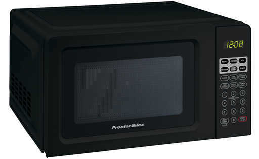 Proctor Silex 0.7 Cu Ft Black Digital Microwave Oven