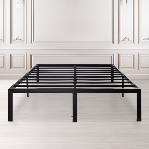 Granrest 14'' Dura Metal Bed Frame with Non-Slip Feature, Queen